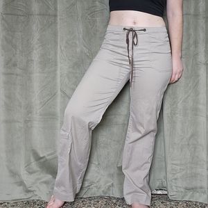 y2k McBling Western Indie Alt Cochella Low Rise Cargo Pants w/ Ankle Pocket